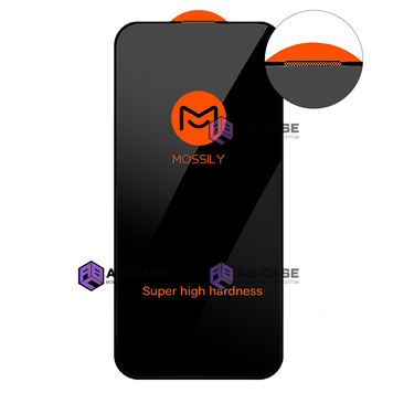 Захисне скло для iPhone 13 Mini &ndash; Mossily (Сітка) з захистом динаміка Anti-static (тех.пак) 4017940000010 фото