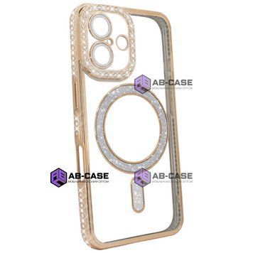 Чехол Diamond Shining Case with MagSafe (iPhone 16, Gold) 3964480000004 фото