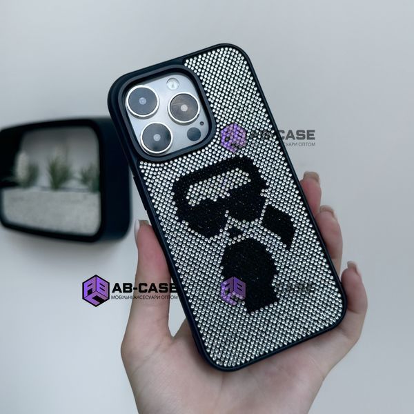 Чехол Rock Case &ndash; Karl Legerfeld (iPhone 15, Silver-Black) 3867170000004 фото