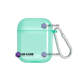 Чехол для AirPods 1/2 полупрозрачный Neon Case Sea Blue 192213 фото