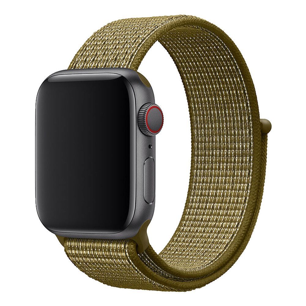 Ремешок для Apple Watch Nylon Loop нейлоновый (42mm, 44mm, 45mm, 46mm, 49mm, Olive Flak) 234995 фото