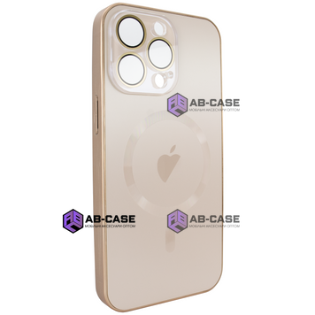 Чохол для iPhone 15 Pro Max - AG Titanium Case with MagSafe із захистом камери матовий Golden 3790250000000 фото