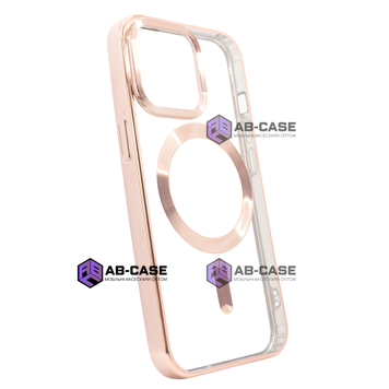 Чохол OPEN Shining with MagSafe (iPhone 15 Pro Max, Rose Gold) 152081 фото
