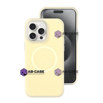 Чохол Neon Silicone Case MagSafe (iPhone 15 Pro Max &ndash; Mellow Yellow) 4306920000004 фото