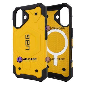 Чехол UAG with MagSafe (iPhone 16, Yellow) 4128910000005 фото