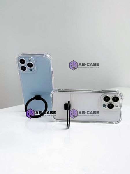 Чехол прозрачный для iPhone 13 Pro Max Armored Ring with MagSafe 912046 фото