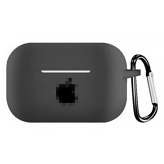 Чехол для AirPods PRO LOGO (Charcoal Gray) 907396 фото