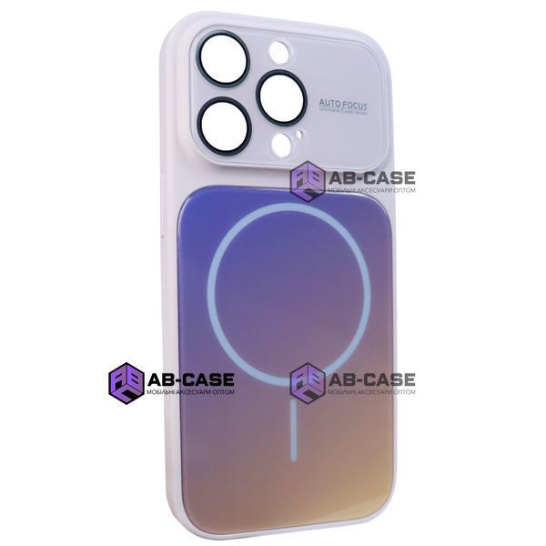 Чохол Gradient Glass MagSafe Case (iPhone 15 Pro &ndash; Purple) 4405490000008 фото