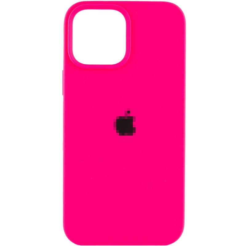 Чохол Silicone Case на iPhone 14 Pro Full (№38 Hot Pink) 206747 фото