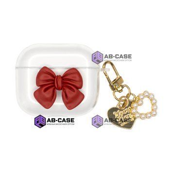 Чехол для AirPods Pro &mdash; Charmed Collection "Red Bow" 4083120000002 фото