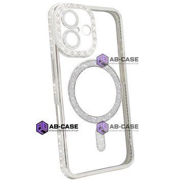 Чехол Diamond Shining Case with MagSafe (iPhone 16, Silver) 3964500000007 фото