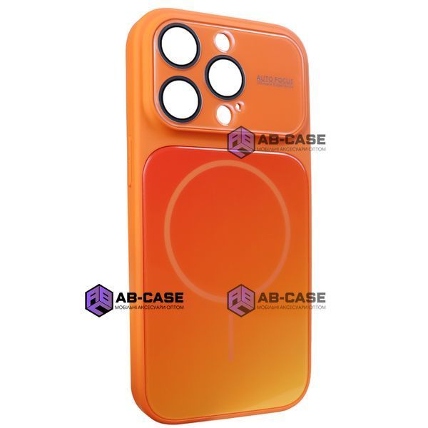 Чохол Gradient Glass MagSafe Case (iPhone 15 Pro &ndash; Starry Orange) 4405500000004 фото