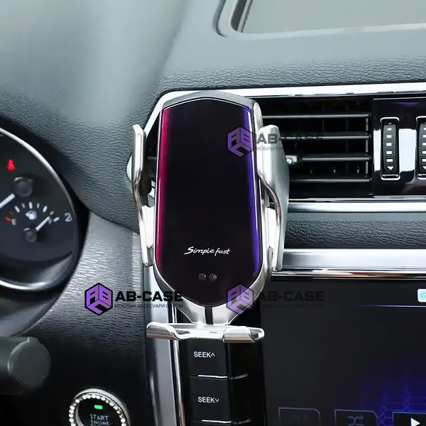 Бездротовий тримач зарядка - R2 Car Wireless Charger (Silver) 891231 фото