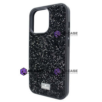 Чохол для iPhone 15 Pro Max : Swarovski Case &ndash; Black 981077 фото