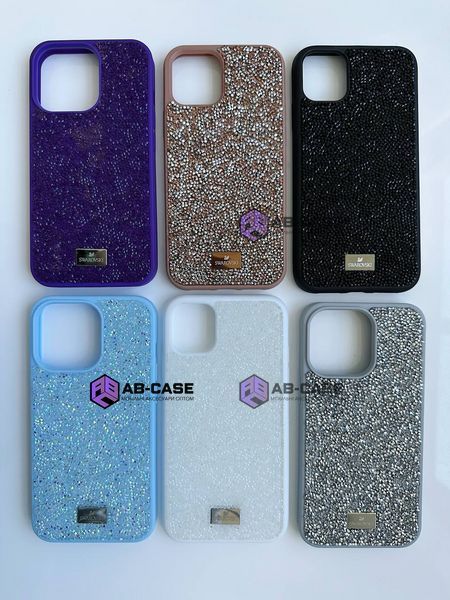 Чехол для iPhone 15 Pro Max : Swarovski Case &ndash; Black 981077 фото