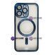 Чехол Shining with MagSafe для iPhone 14 Pro Max с защитными линзами на камеру Blue 896543 фото