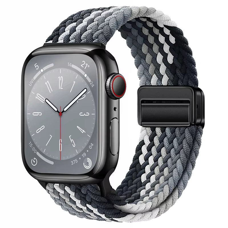 Ремешок Braided Nylon Magnetic Band (42/44/45/46/49mm &ndash; Gradient : Black) 4121410000001 фото