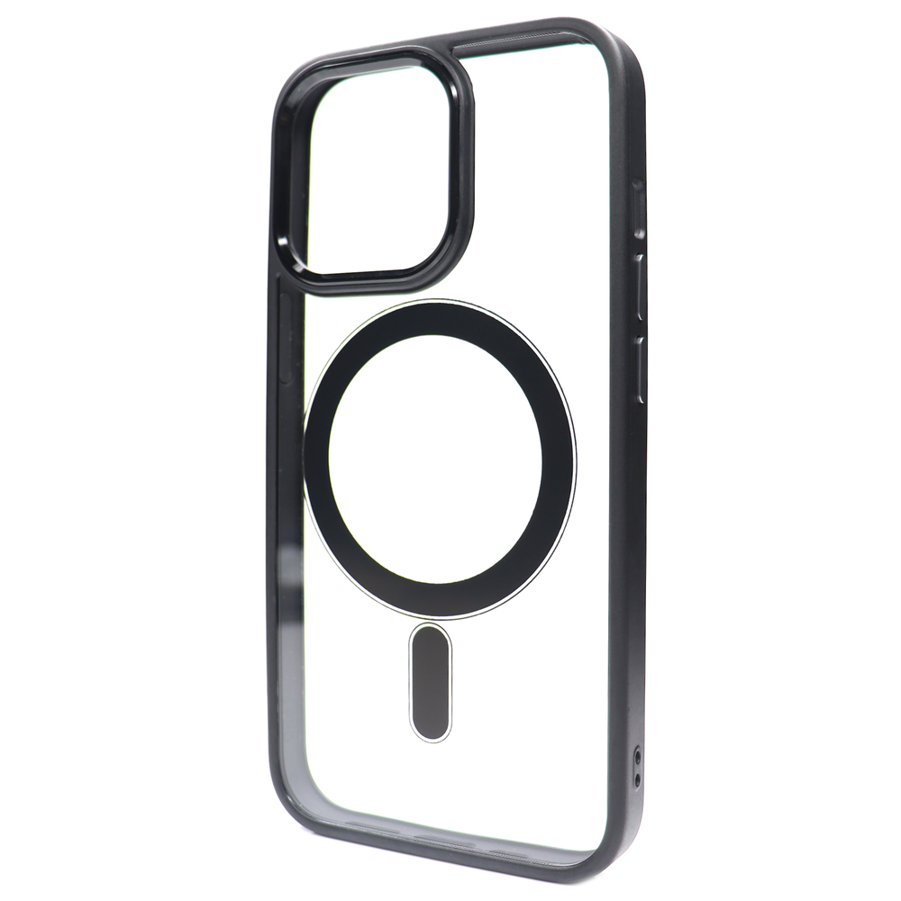 Чехол Crystal Guard with MagSafe (iPhone 14 Pro Max, Black) 505234 фото