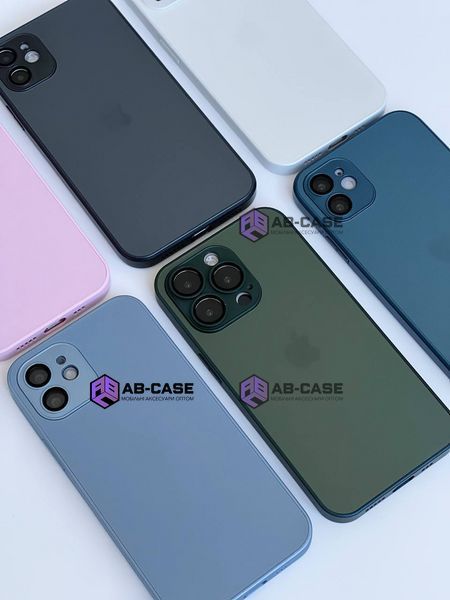 Чехол AG Glass With Magsafe (iPhone 15 Pro, Navy Blue) 3491510000005 фото