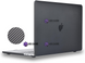 Чохол-накладка для MacBook Air 15" CARBON Case (2023-2026) &ndash; M2 (A2941), M3 (A3114), M4 (A3241), M5 (A3448) &ndash; Black 4557330000003 фото