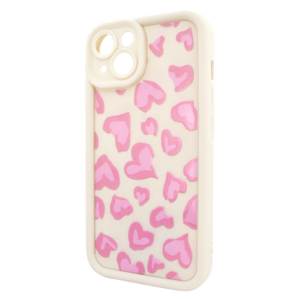 Чохол для iPhone 13 &ndash; Pretty Things "Pink Hearts &ndash; White" 4090320000008 фото