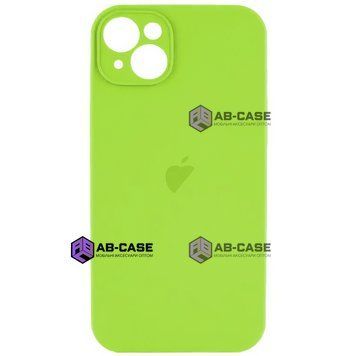 Чохол Silicone Сase Full Camera для iPhone 14 Plus №66 Neon Green 988042 фото