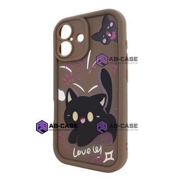 Чехол для iPhone 16 &ndash; Pretty Things "Kitties &ndash; Brown" 4091320000005 фото
