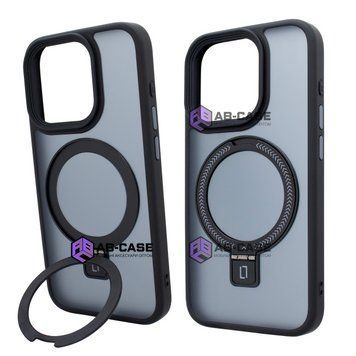 Чохол для iPhone 15 Pro Max: Nofelet MATT Ring Case MagSafe &mdash; Black 4005990000005 фото
