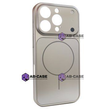 Чохол Nofelet AG Glass Case with MagSafe (iPhone 16 Pro Max, Titanium) 4167270000003 фото
