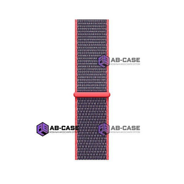 Ремешок для Apple Watch Nylon Loop нейлоновый (38mm, 40mm, 41mm, [42mm Series 10/11], Electric Pink) 234949 фото