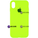 Чехол Silicone Case для iPhone XR FULL (№66 Neon Green) 806344 фото