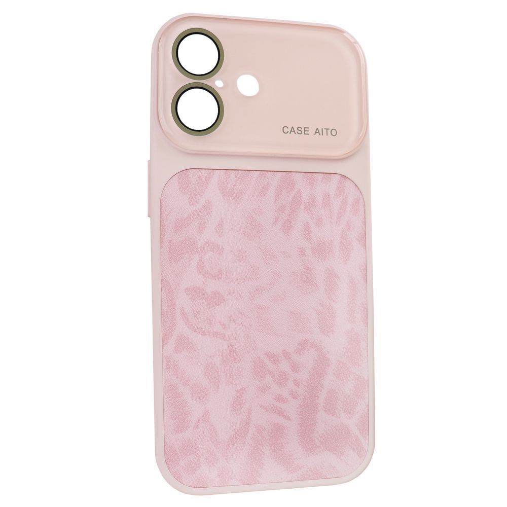 Чохол AITO PU-Leather Leopard Case &ndash; (iPhone 17, Pink) 4298930000009 фото
