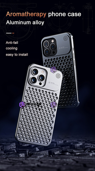 Чехол металлический для iPhone 15 Aluminium aroma Graphite 3768410000009 фото