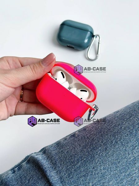 Чохол для AirPods 3 напівпрозорий Neon Case Hot Pink 192219 фото
