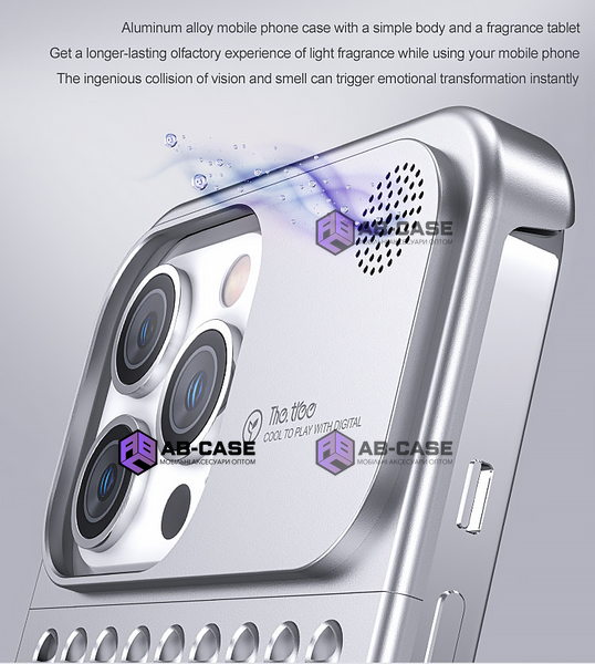 Чехол металлический для iPhone 15 Aluminium aroma Graphite 3768410000009 фото