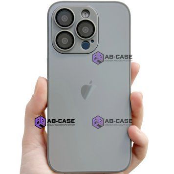 Чохол AG Glass With Magsafe (iPhone 15 Pro, Titanium Gray) 3490730000000 фото