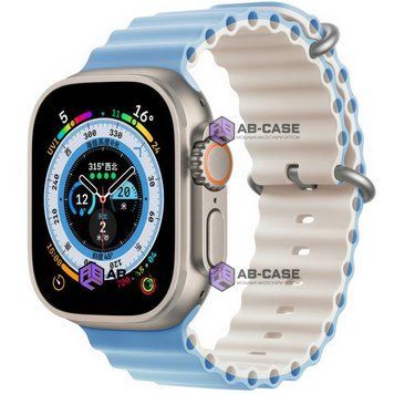 Ремешок для Apple Watch Ocean Band (42mm, 44mm, 45mm, 46mm, 49mm, Lilac-Stone) 234389 фото