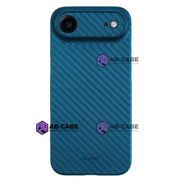 Ультратонкий чехол K-Doo Air Carbon (iPhone 17 Air, Blue) 4187530000000 фото