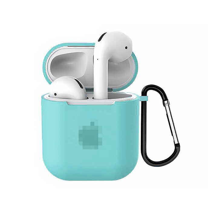 Чехол для AirPods 1 | 2 LOGO (Sea Blue) 907386 фото