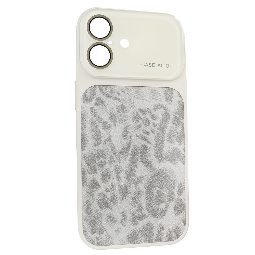 Чохол AITO PU-Leather Leopard Case &ndash; (iPhone 17, White) 4298950000003 фото