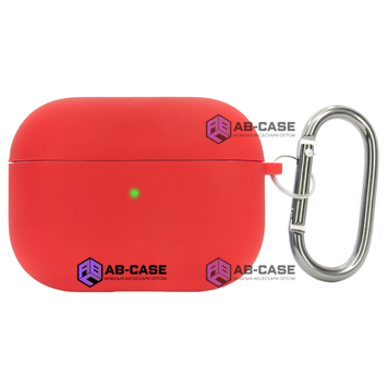 Чохол для Airpods Pro with microfiber Red 907749 фото