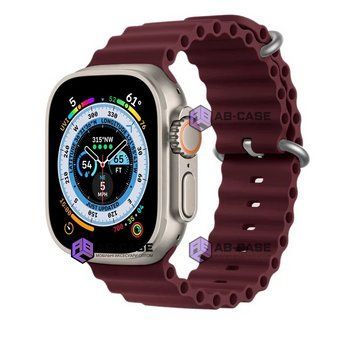 Ремешок Ocean Band на Apple Watch 42mm | 44mm | 45mm | 46mm | 49mm Marsala 234390 фото