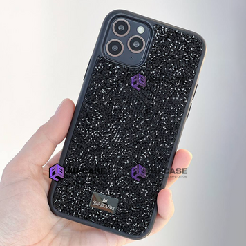 Чехол для iPhone 12 Pro Max : Swarovski Case &ndash; Black 490214 фото
