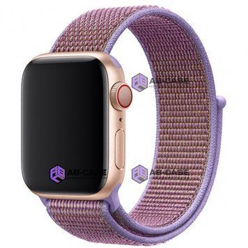 Ремінець на Apple Watch Nylon Loop нейлоновий (38mm, 40mm, 41mm, [42mm Series 10/11], Lilac) 234952 фото
