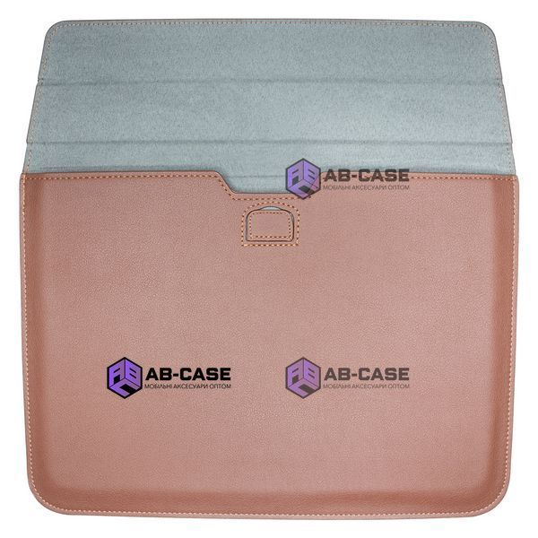 Чохол-папка для MacBook (13.3"&ndash;14.2") Leather PU &ndash; Brown 6792313 фото