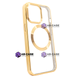 Чохол OPEN Shining with MagSafe (iPhone 15 Pro, Gold) 152066 фото