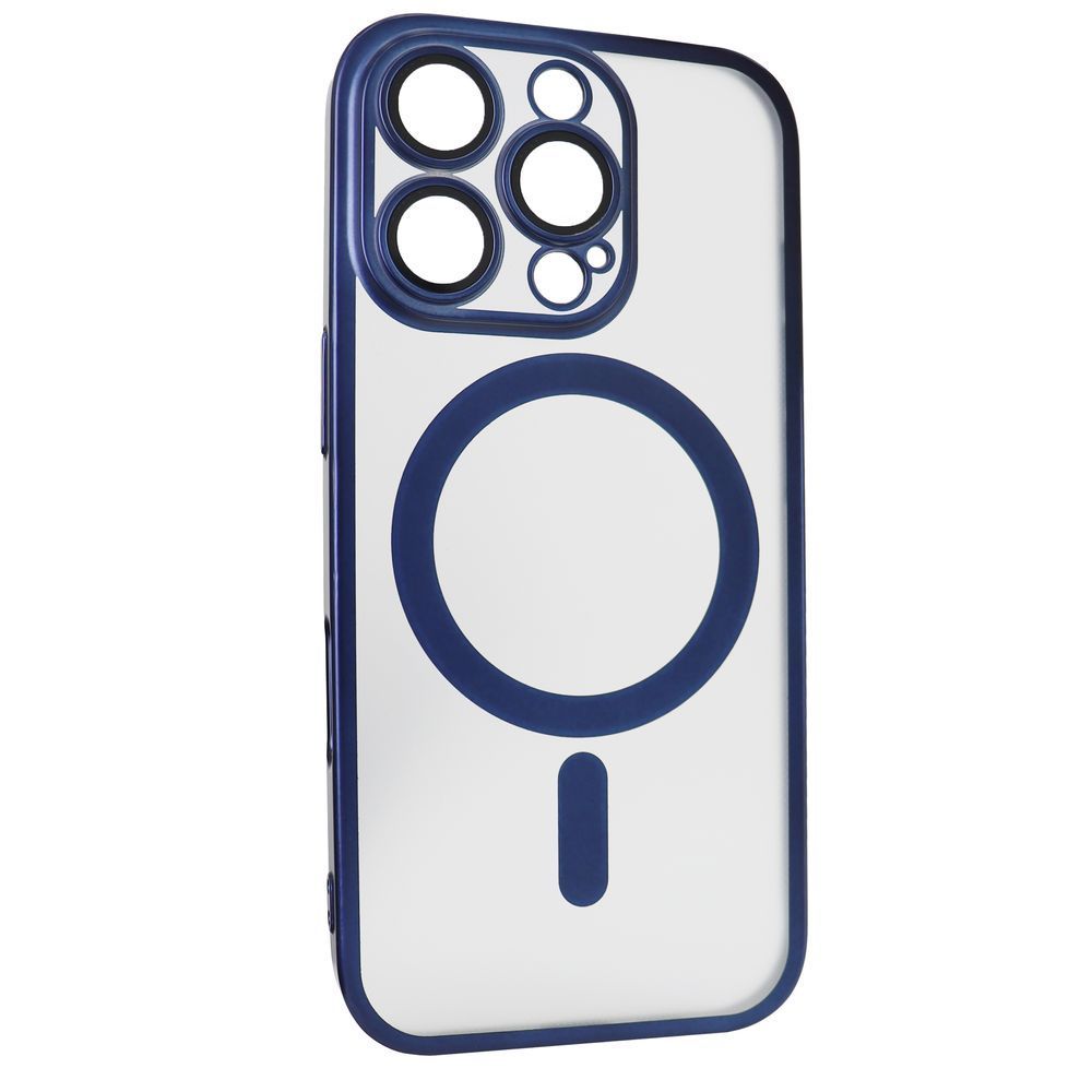 Чехол Titan Frame Matte PC MagSafe Case (iPhone 15 Pro Max &ndash; Blue) 4300030000008 фото
