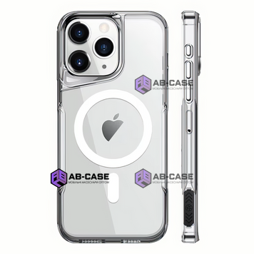 Чохол для iPhone 15 Pro Max NewZone Сlear Case with MagSafe - White 3942250000003 фото