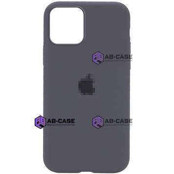 Чехол Silicone Case для iPhone 15 Plus Full (№15 Charcoal Gray) 607814 фото