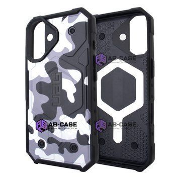 Чохол UAG with MagSafe camouflage (iPhone 17, White-Black) 4185430000007 фото